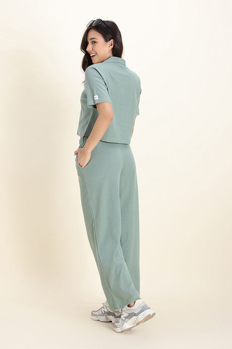 Zivame 2 Mile Fashion Knit Cotton Loungewear Set - Iceberg Green — image 5